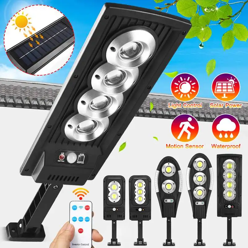 NEW 60/80/100/200/400W Solar Panel Lamp Solar Street Light with Remote Control Waterproof Motion Sensor Outdoor Garden Wall Lamp
NEW 60/80/100/200/400W Solar Panel Lamp Solar Street Light with Remote Control Waterproof Motion Sensor Outdoor Garden Wall Lamp