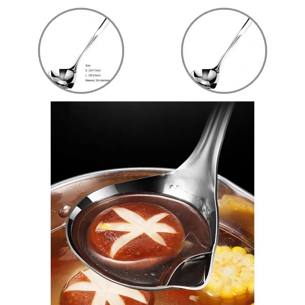 Stainless Steel Practical Food Serving Soup Spoon Safe Grease Strainer Sturdy for Kitchen
Stainless Steel Practical Food Serving Soup Spoon Safe Grease Strainer Sturdy for Kitchen
