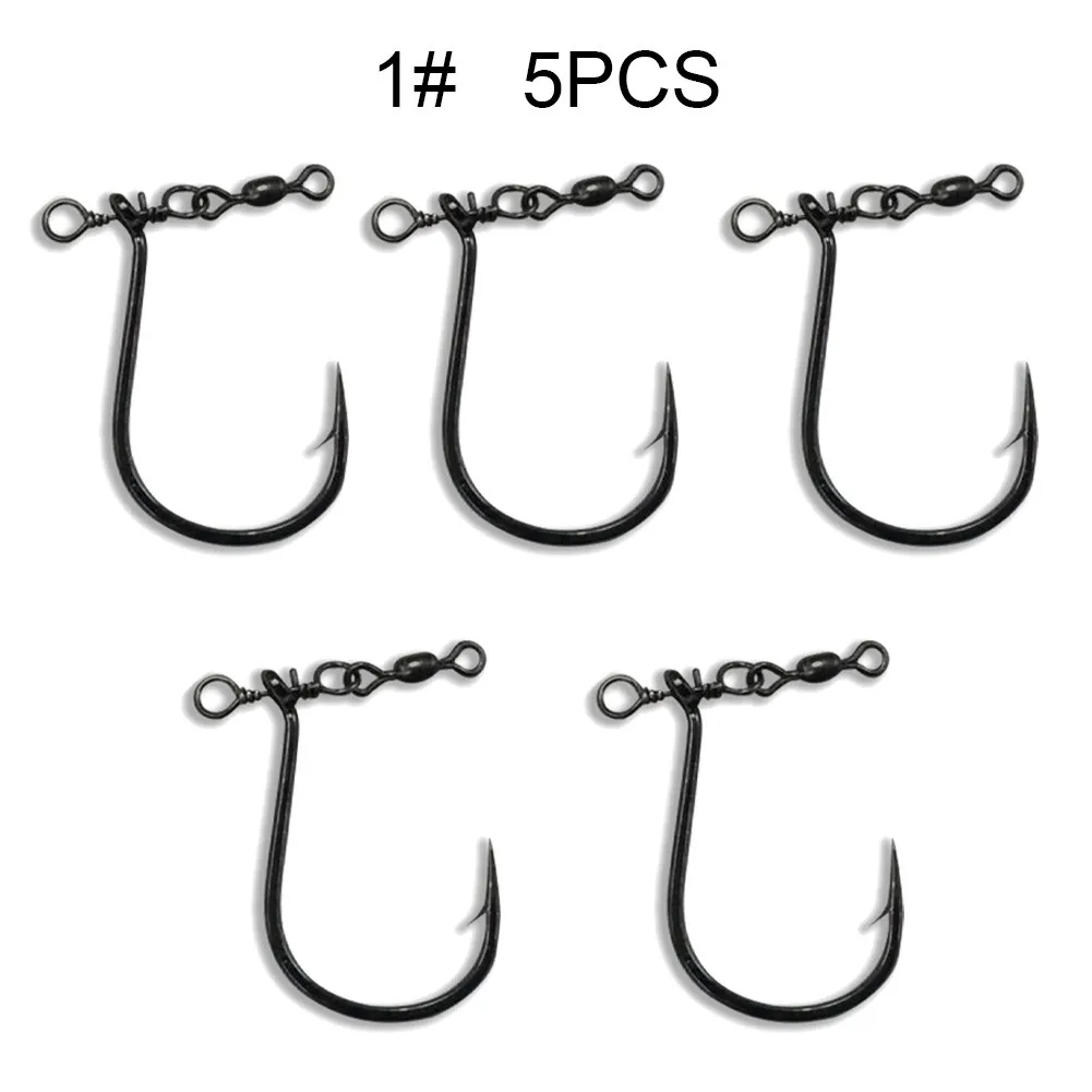 5pcs Down Shot Rig Hook Drop Shot Swivel Wide Gap Hook With Swivel Barbed Anti-twisting And Non-entangled Inverted NTS548
5pcs Down Shot Rig Hook Drop Shot Swivel Wide Gap Hook With Swivel Barbed Anti-twisting And Non-entangled Inverted NTS548