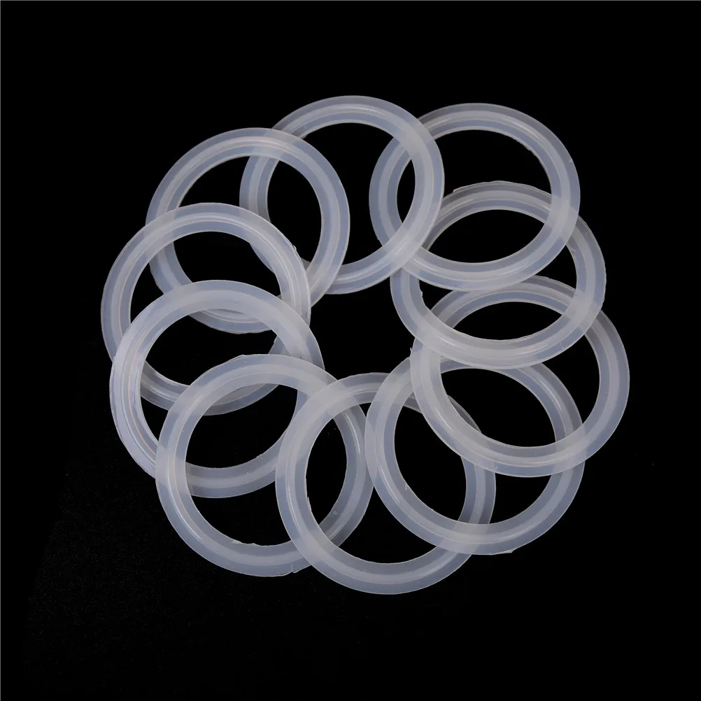10pcs Silicone Sealing Strip Gasket Ring Washer For Homebrew Dairy Product Fit 51mm Pipe*64mm O/D Sanitary 2" Tri Clamp
10pcs Silicone Sealing Strip Gasket Ring Washer For Homebrew Dairy Product Fit 51mm Pipe*64mm O/D Sanitary 2" Tri Clamp