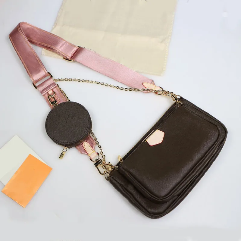 Luxury three piece set design women's messenger bag new printing fashionable chain wide shoulder belt single shoulder bag 
Luxury three piece set design women's messenger bag new printing fashionable chain wide shoulder belt single shoulder bag