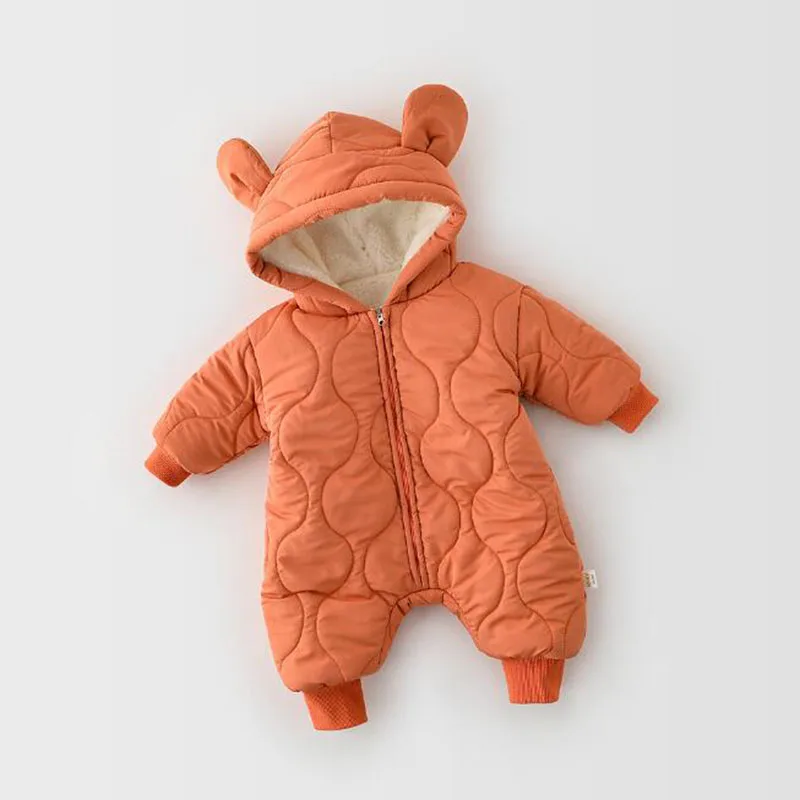 Baby Boy Girl Thicken Rompers Winter Kids Boy Girl Long Sleeve Pure Color Rompers Infant Baby Hooded Newborn Rompers Clothes
Baby Boy Girl Thicken Rompers Winter Kids Boy Girl Long Sleeve Pure Color Rompers Infant Baby Hooded Newborn Rompers Clothes