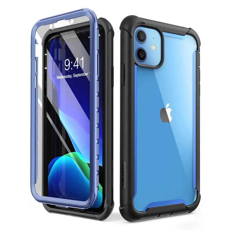 For iPhone 11 Case 6.1 inch (2019 Release) i-BLASON Ares Full-Body Rugged Clear Bumper Cover Case with Built-in Screen Protector
For iPhone 11 Case 6.1 inch (2019 Release) i-BLASON Ares Full-Body Rugged Clear Bumper Cover Case with Built-in Screen Protector