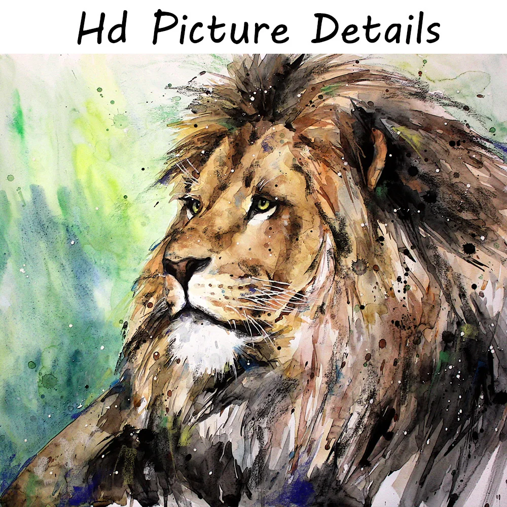 Animal Canvas Painting Abstract Watercolor Lions Posters and Prints Wall Art Pictures for Living Room Home Decoration No Frame
Animal Canvas Painting Abstract Watercolor Lions Posters and Prints Wall Art Pictures for Living Room Home Decoration No Frame