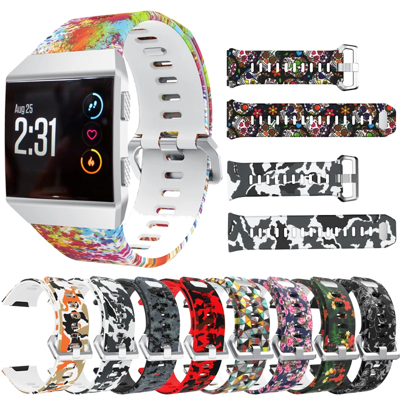 Высококачественный модный мягкий силиконовый ремешок с принтом для Fitbit, ионный спортивный браслет, сменный ремешок для наручных часов
Высококачественный модный мягкий силиконовый ремешок с принтом для Fitbit, ионный спортивный браслет, сменный ремешок для наручных часов