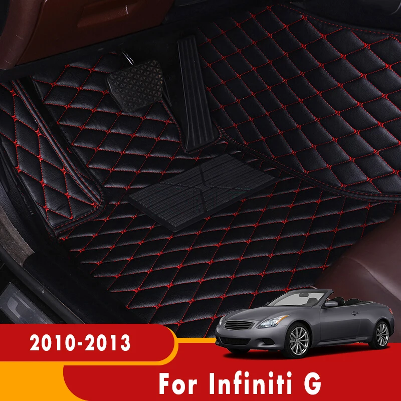 Автомобильные коврики для Infiniti G 2013 2012 2011 2010, коврики, защитные коврики из искусственной кожи, водонепроницаемые накладки для ног в салоне
Автомобильные коврики для Infiniti G 2013 2012 2011 2010, коврики, защитные коврики из искусственной кожи, водонепроницаемые накладки для ног в салоне