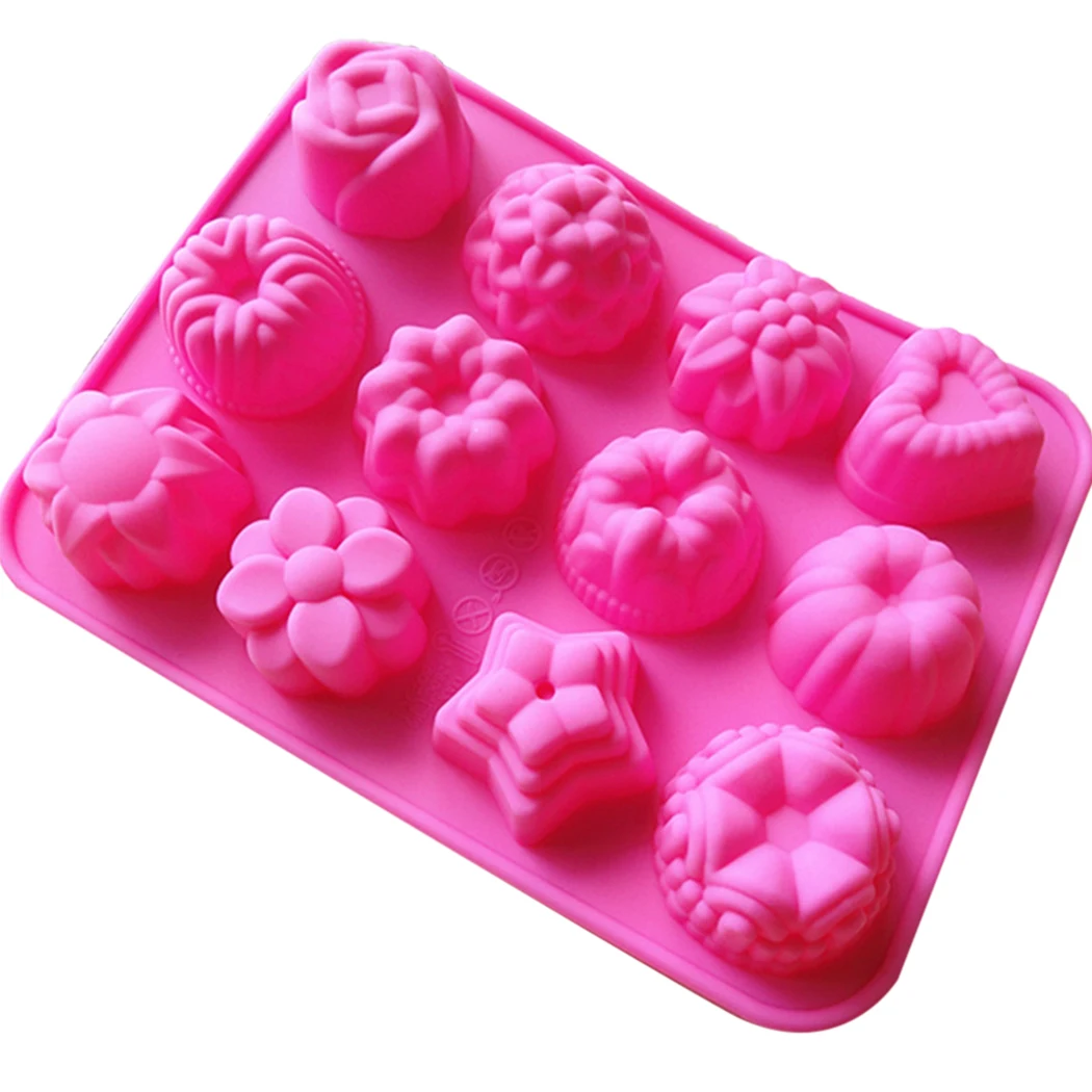 cake Mold DIY 12-Cavity Reusable Silicone Mooncake Mold Flower Baking Silicone Cake Decorating Tool baking mold
cake Mold DIY 12-Cavity Reusable Silicone Mooncake Mold Flower Baking Silicone Cake Decorating Tool baking mold