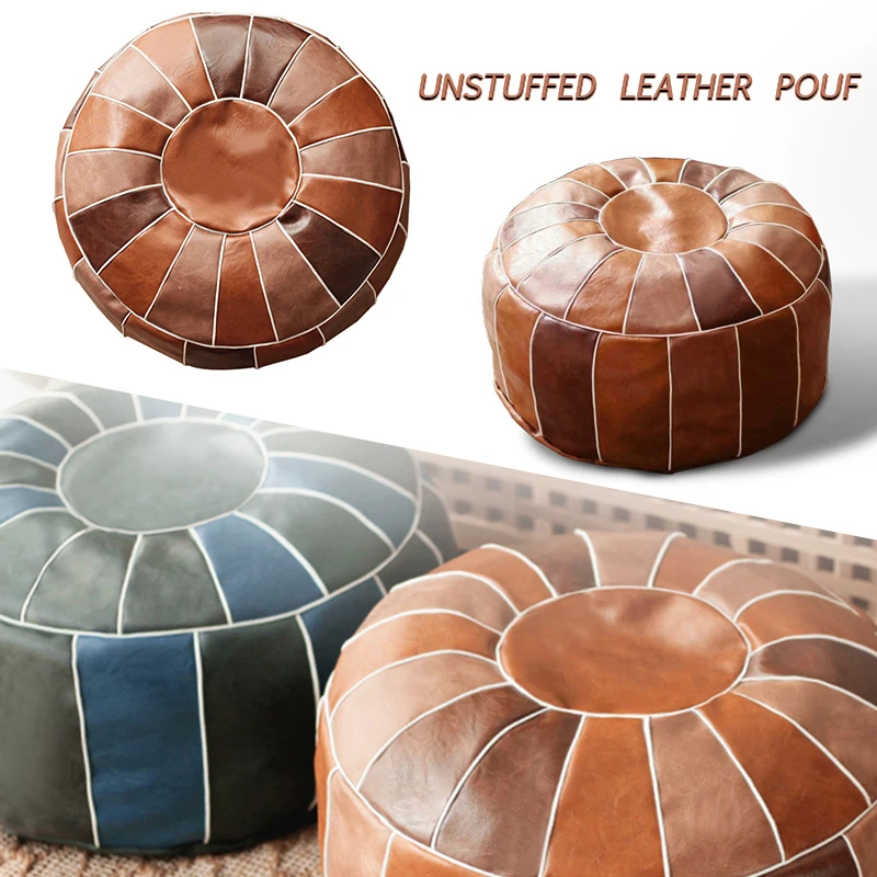 Moroccan Round PU Artificial Leather Unfilled Embroidered Pouf Cushion Living Room Bedroom Decoration Futon Footstool Craft
Moroccan Round PU Artificial Leather Unfilled Embroidered Pouf Cushion Living Room Bedroom Decoration Futon Footstool Craft