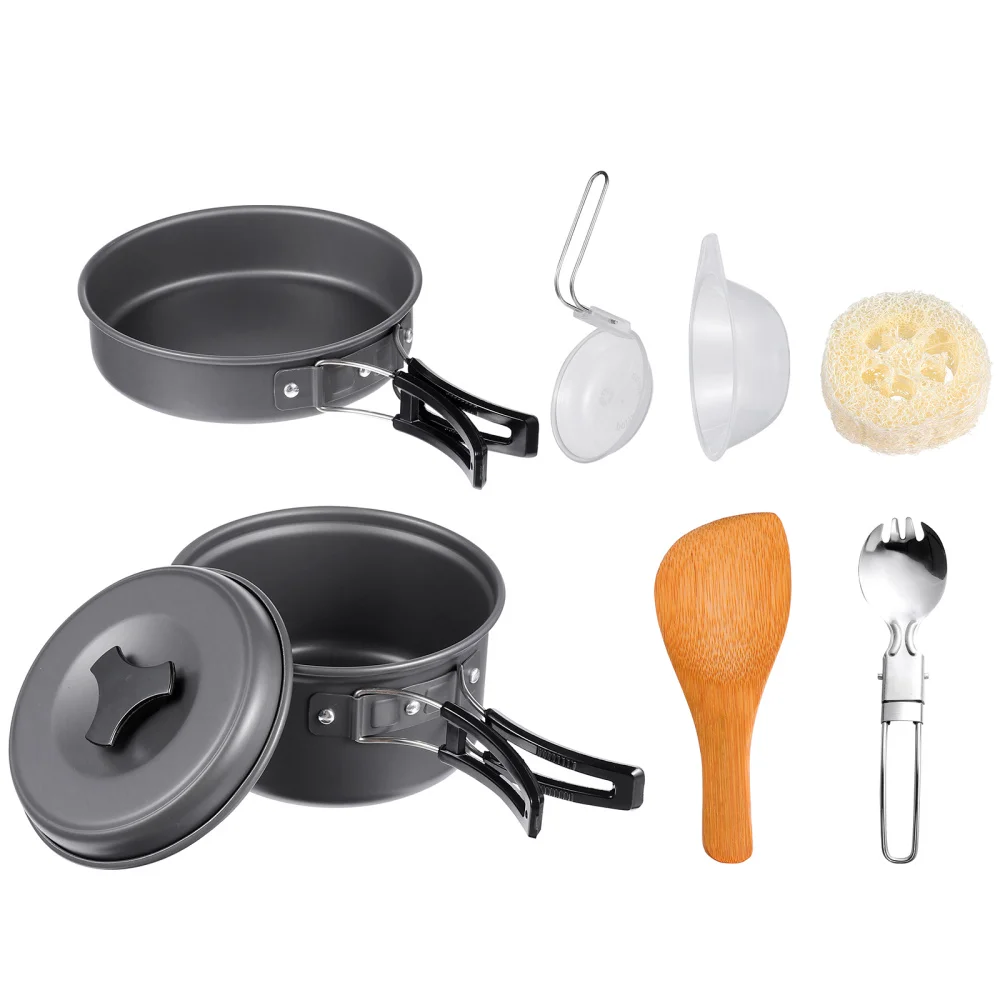 1 Set Kitchen Utensils Travel Cooking Tools Outdoor Cookware for Hiking Camping
1 Set Kitchen Utensils Travel Cooking Tools Outdoor Cookware for Hiking Camping