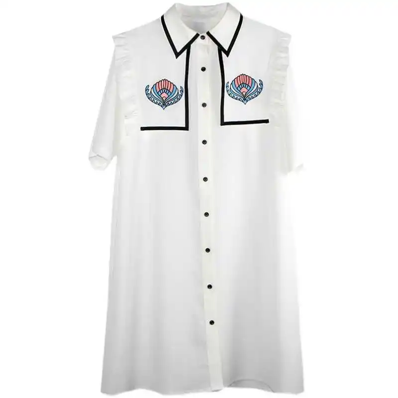 LANMREM Women Printing Short Sleeve White Lover Dress Temperament Loose Fit Fashion Tide Summer 2021 New Arrival 2K2162
LANMREM Women Printing Short Sleeve White Lover Dress Temperament Loose Fit Fashion Tide Summer 2021 New Arrival 2K2162