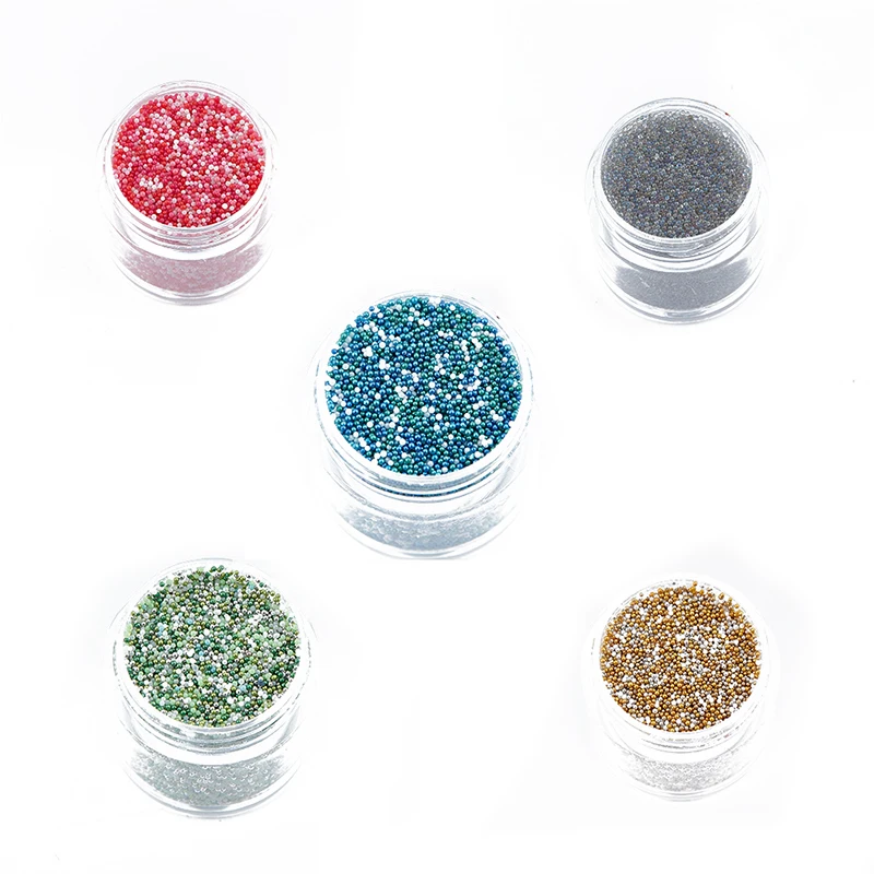 Tiny Caviar Nail Beads With Diameter 6-8mm MixedColor 3D Nail Art Glass Decoration Mini Glass Beads For DIY Nail Art Decoration
Tiny Caviar Nail Beads With Diameter 6-8mm MixedColor 3D Nail Art Glass Decoration Mini Glass Beads For DIY Nail Art Decoration