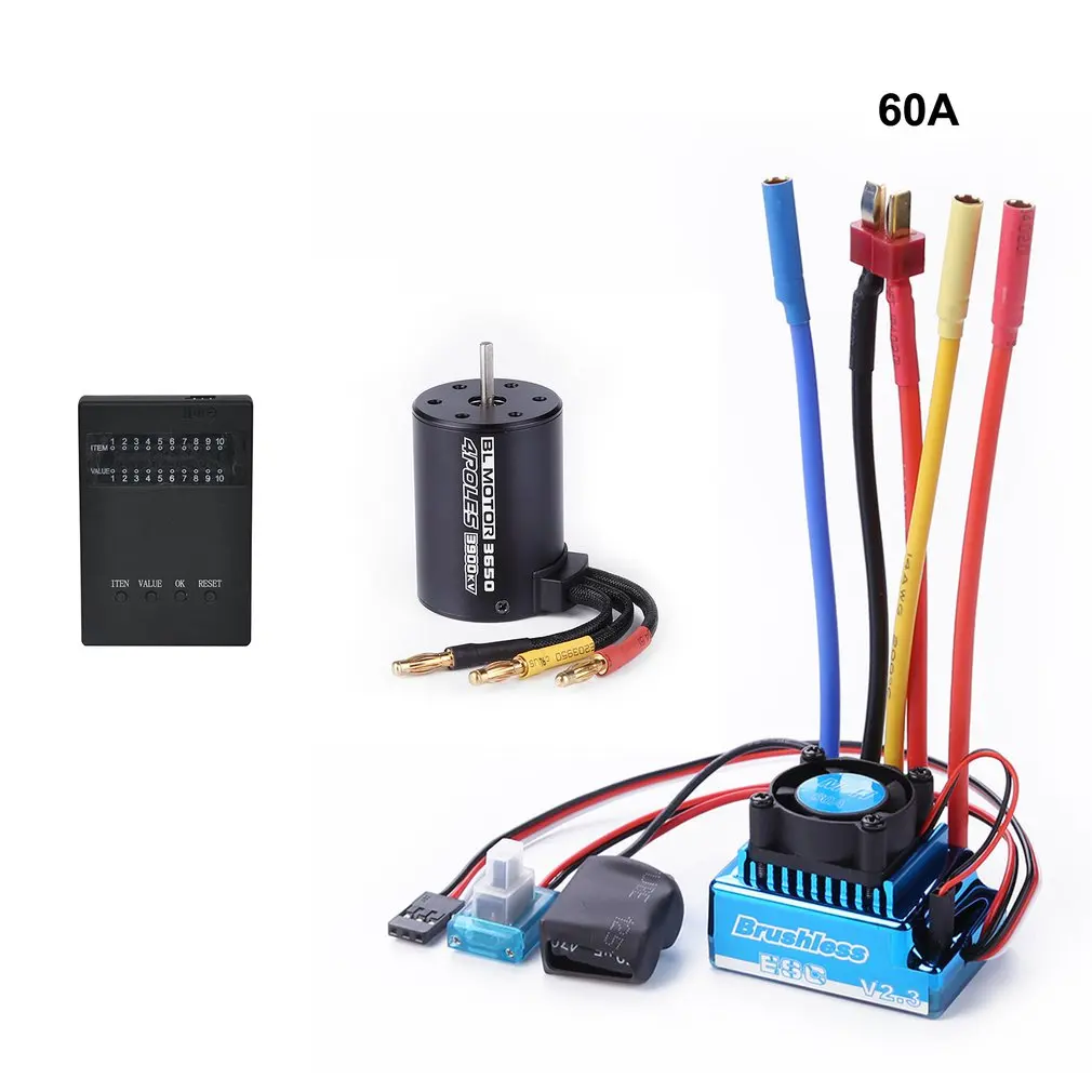 60 A RC Electronic Accessories Waterproof Brushless ESC Suitable For Off-road Vehicles High-speed Super-large Bearing
60 A RC Electronic Accessories Waterproof Brushless ESC Suitable For Off-road Vehicles High-speed Super-large Bearing
