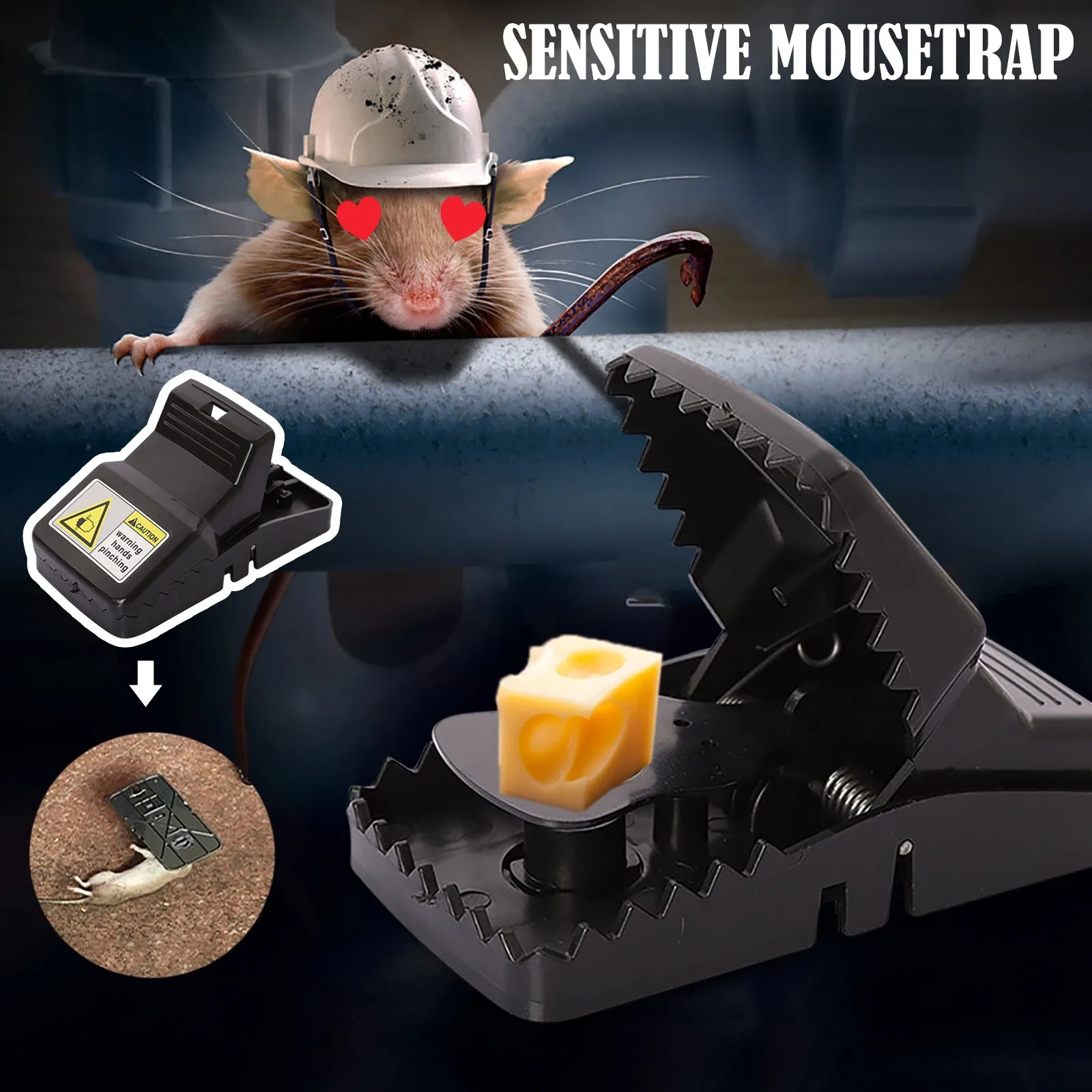 3pcs Combination Sensitive mouse trap Reusable Plastic Rat Traps Mice Mouse Traps Mousetrap Bait Snap Spring Rodent Catcher #Z
3pcs Combination Sensitive mouse trap Reusable Plastic Rat Traps Mice Mouse Traps Mousetrap Bait Snap Spring Rodent Catcher #Z
