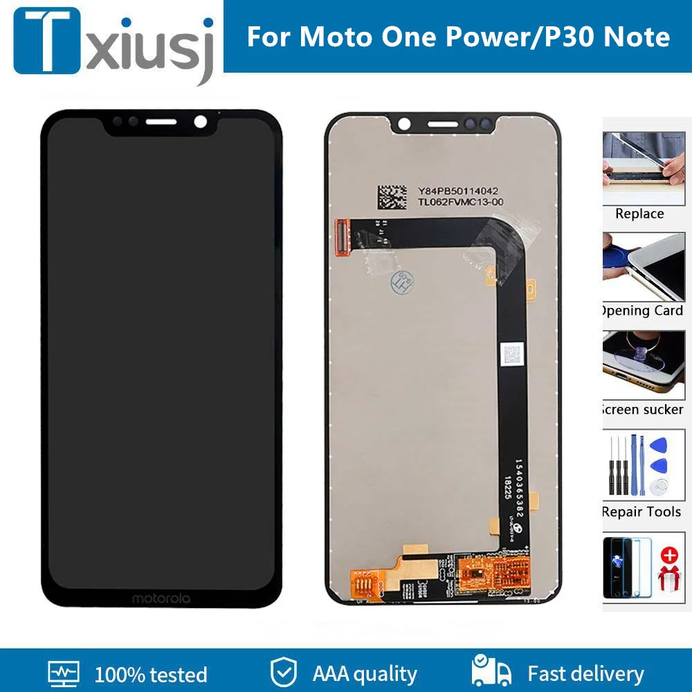 Original For Motorola Moto One Power XT1942-1 XT1942-2 LCD Display Touch Screen For Motorola Moto P30 Note LCD Screen
Original For Motorola Moto One Power XT1942-1 XT1942-2 LCD Display Touch Screen For Motorola Moto P30 Note LCD Screen