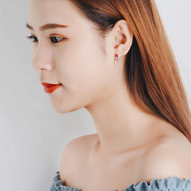 MEETSOFT 925 Sterling Silver Prevent Allergy Stud Earrings for Women Design Trendy Small Love Gesture Jewelry Gift 
MEETSOFT 925 Sterling Silver Prevent Allergy Stud Earrings for Women Design Trendy Small Love Gesture Jewelry Gift