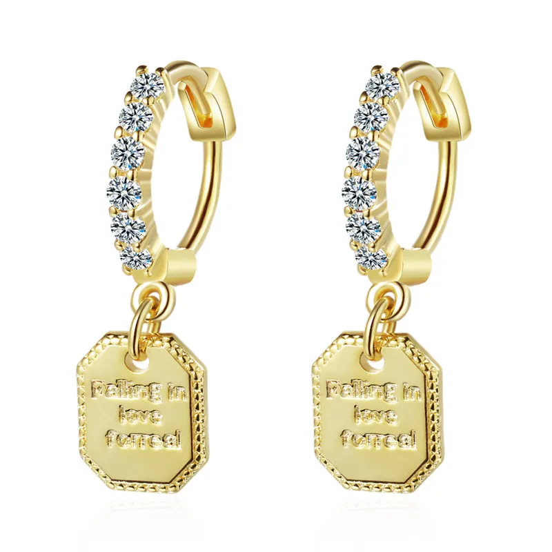 New Fashion Gold Letter Drop Earrings For Women Jewelry Top Quality Silver 925 Earring Girl Anniversary Silver Accessories Hot
New Fashion Gold Letter Drop Earrings For Women Jewelry Top Quality Silver 925 Earring Girl Anniversary Silver Accessories Hot
