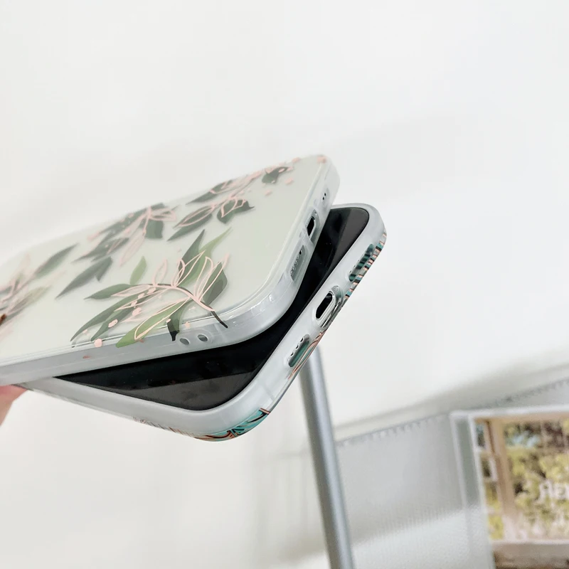 Cute Flower Leaves Phone Case For iPhone 12 11 Pro Max X XR XS Max 7 8 Plus Soft Silicone Bumper Back Cover 12
Cute Flower Leaves Phone Case For iPhone 12 11 Pro Max X XR XS Max 7 8 Plus Soft Silicone Bumper Back Cover 12