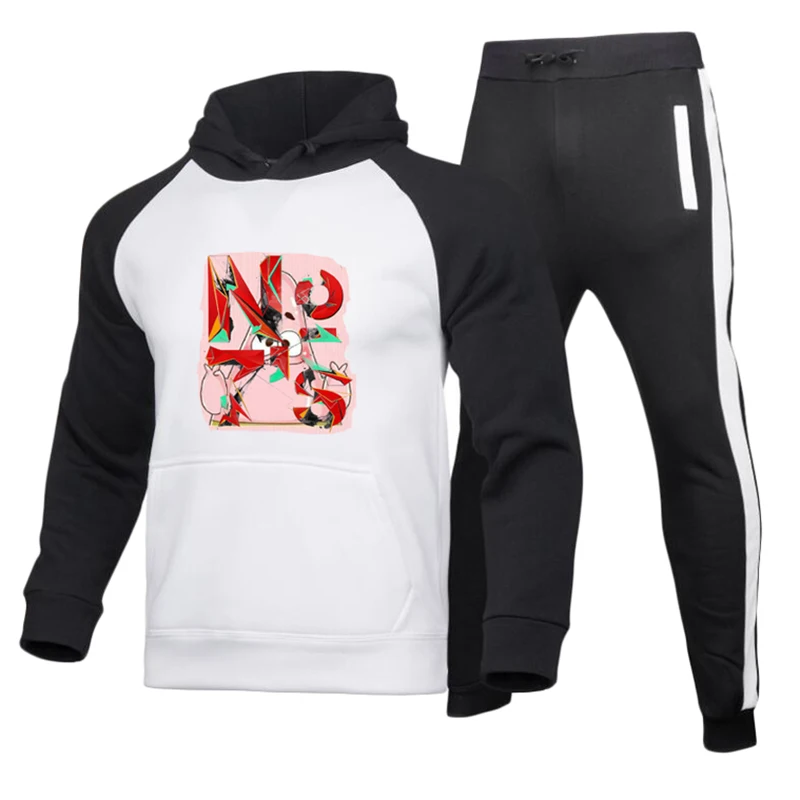 2021 New Street spoof Style Men's loose sports element print a fashion suit for couples
2021 New Street spoof Style Men's loose sports element print a fashion suit for couples