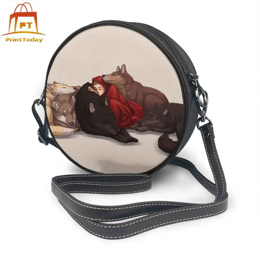Wolf Shoulder Bag Wolf Leather Bag Print Crossbody Women Bags Multi Function Shopping Teenage Round Purse
Wolf Shoulder Bag Wolf Leather Bag Print Crossbody Women Bags Multi Function Shopping Teenage Round Purse