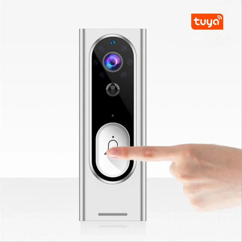 Tuya Wi-Fi Smart Home Video Doorbell 1080P Clear Night Vision Door Camera Video Intercom Door Bell Wireless Call to Phone
Tuya Wi-Fi Smart Home Video Doorbell 1080P Clear Night Vision Door Camera Video Intercom Door Bell Wireless Call to Phone