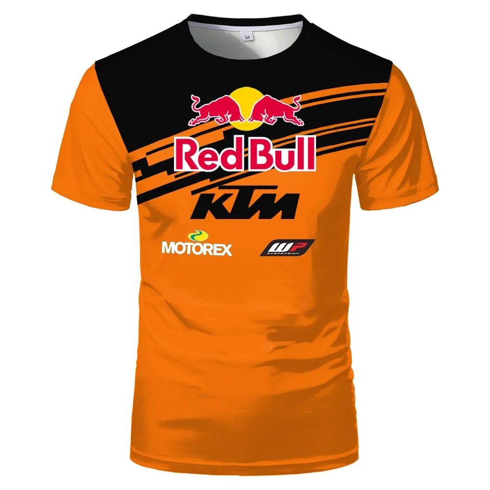 Red racing hot-selling men's T-shirt outdoor sports 3D printing motorcycle brand short-sleeved O-neck breathable oversized top
Red racing hot-selling men's T-shirt outdoor sports 3D printing motorcycle brand short-sleeved O-neck breathable oversized top