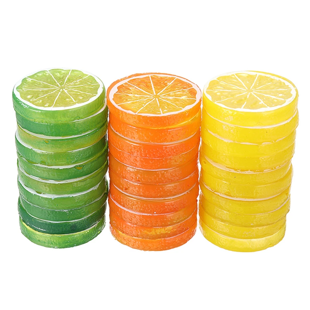 10 PCS Artificial Lemon Slices Blocks Simulation Lemon SliceBlock-Double Side Decorative for Party Kitchen Wedding Decoration
10 PCS Artificial Lemon Slices Blocks Simulation Lemon SliceBlock-Double Side Decorative for Party Kitchen Wedding Decoration