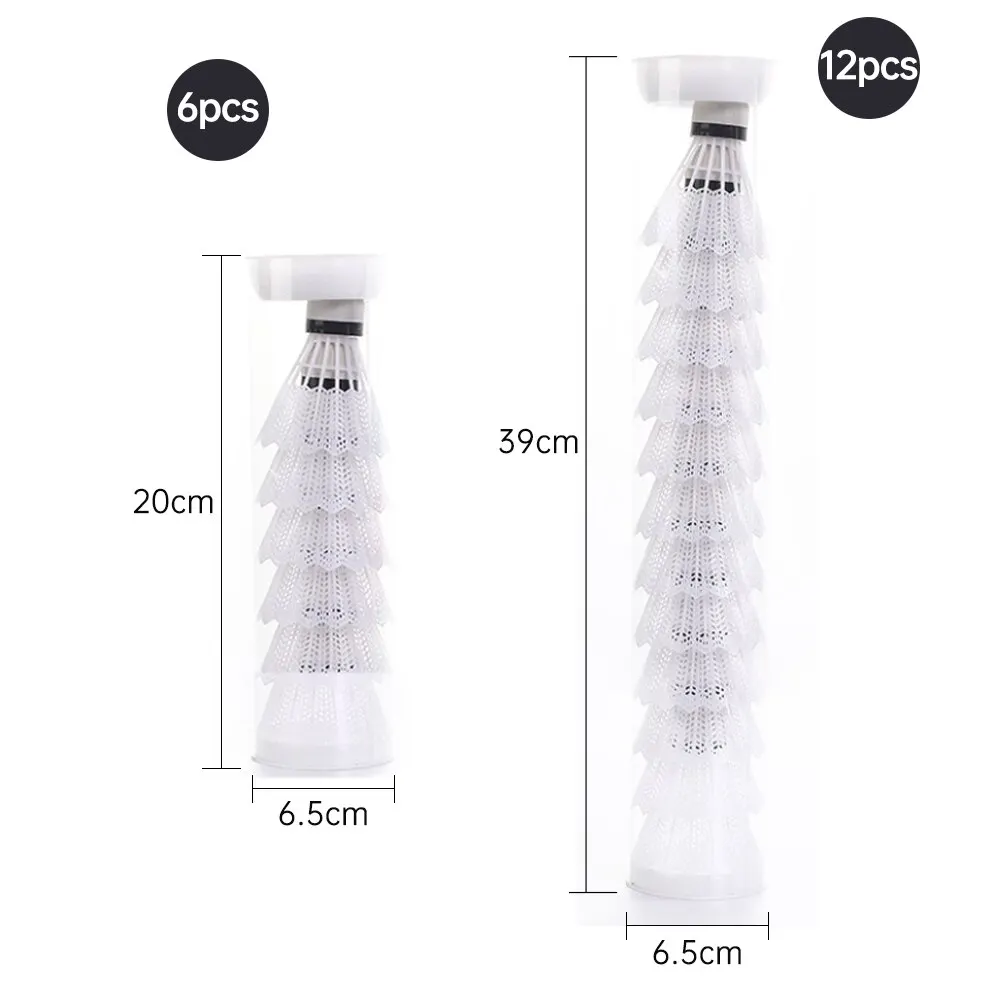 2020 12 PCS Badminton EVA Rainbow Balls Head Nylon Badminton Feathers For Game Sport Entertainment With Transparent Barrel
2020 12 PCS Badminton EVA Rainbow Balls Head Nylon Badminton Feathers For Game Sport Entertainment With Transparent Barrel