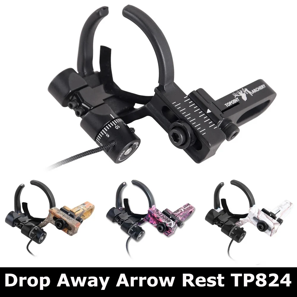 Topoint TP824 Drop Away Arrow Rest Fall Adjustable Speed for Compound Bow Left/Right Hand
Topoint TP824 Drop Away Arrow Rest Fall Adjustable Speed for Compound Bow Left/Right Hand