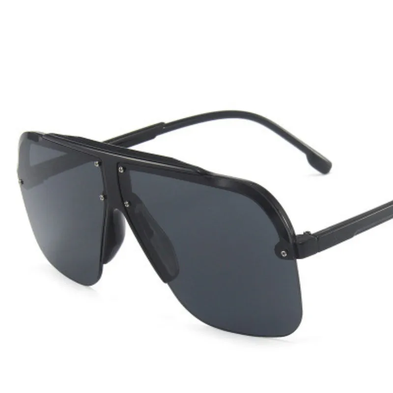 Retro Large Frame Aviation Sunglasses For Men 2021 Luxury Brand Trendy Frameless Sun Glasses Male Beach Outdoor Shades Eyewears
Retro Large Frame Aviation Sunglasses For Men 2021 Luxury Brand Trendy Frameless Sun Glasses Male Beach Outdoor Shades Eyewears