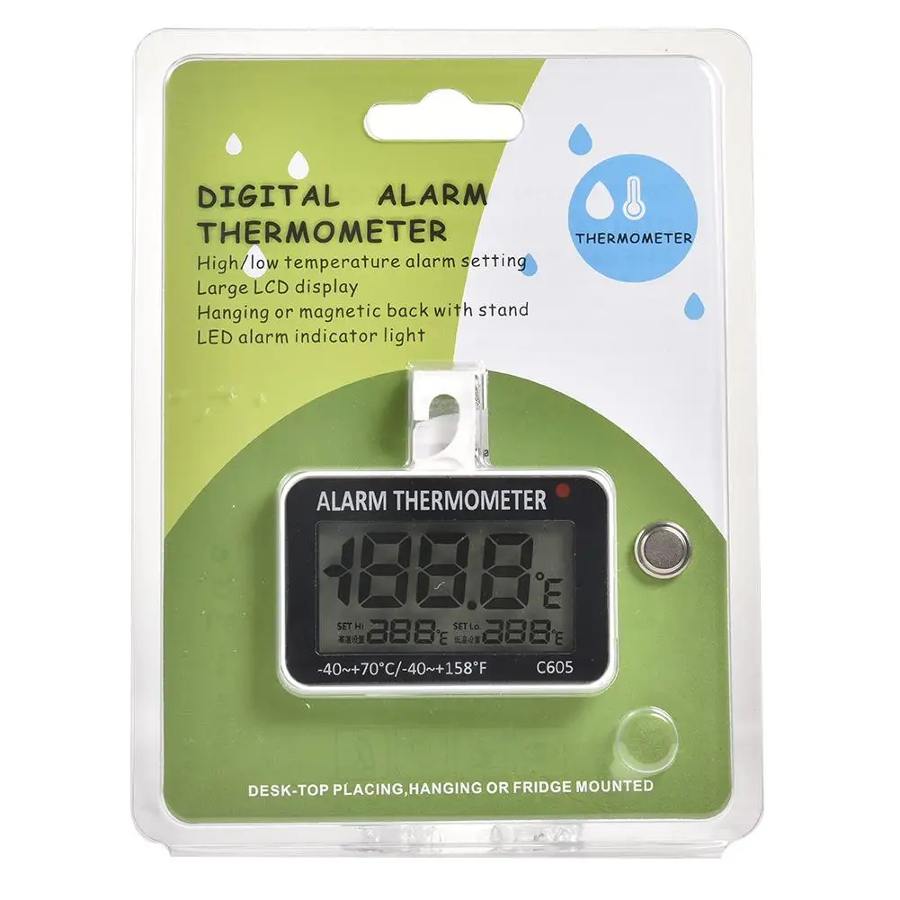 LCD Digital Thermometer For Freezer Temperature Digital LED Thermometer Hygrometer For Freezer Adjustable Waterproof Kitchen The
LCD Digital Thermometer For Freezer Temperature Digital LED Thermometer Hygrometer For Freezer Adjustable Waterproof Kitchen The