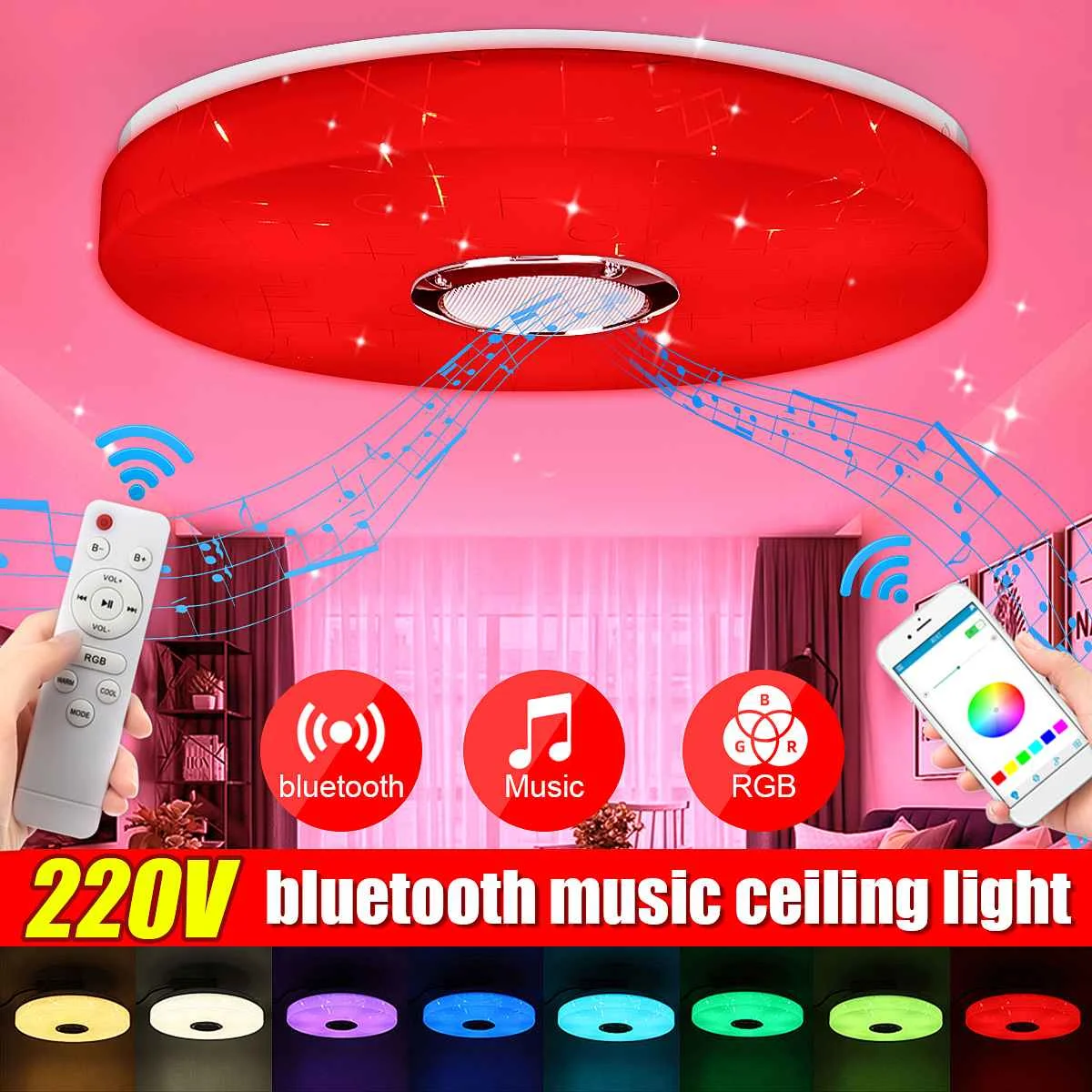 Современный RGB светодиодный потолочный светильник, 200 Вт, освещение для дома, музыкальный светильник с APP bluetooth, лампы для спальни, умные пото...
Современный RGB светодиодный потолочный светильник, 200 Вт, освещение для дома, музыкальный светильник с APP bluetooth, лампы для спальни, умные пото...