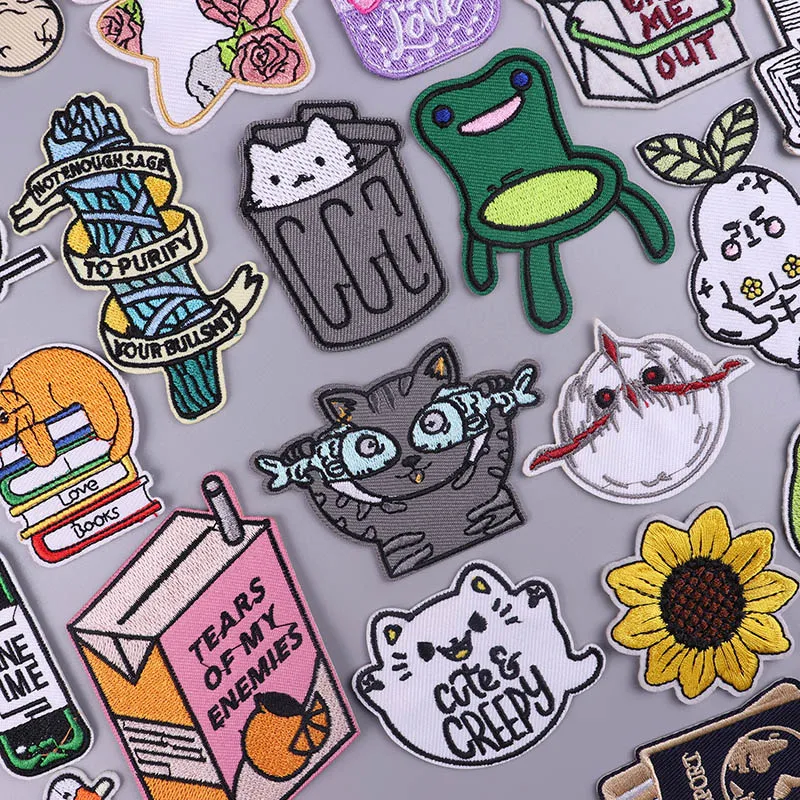 Cartoon Animal Patch Iron On Patches On Clothes Badges Embroidered Patches For Clothing Cat Patch For Clothes Stickers Applique
Cartoon Animal Patch Iron On Patches On Clothes Badges Embroidered Patches For Clothing Cat Patch For Clothes Stickers Applique