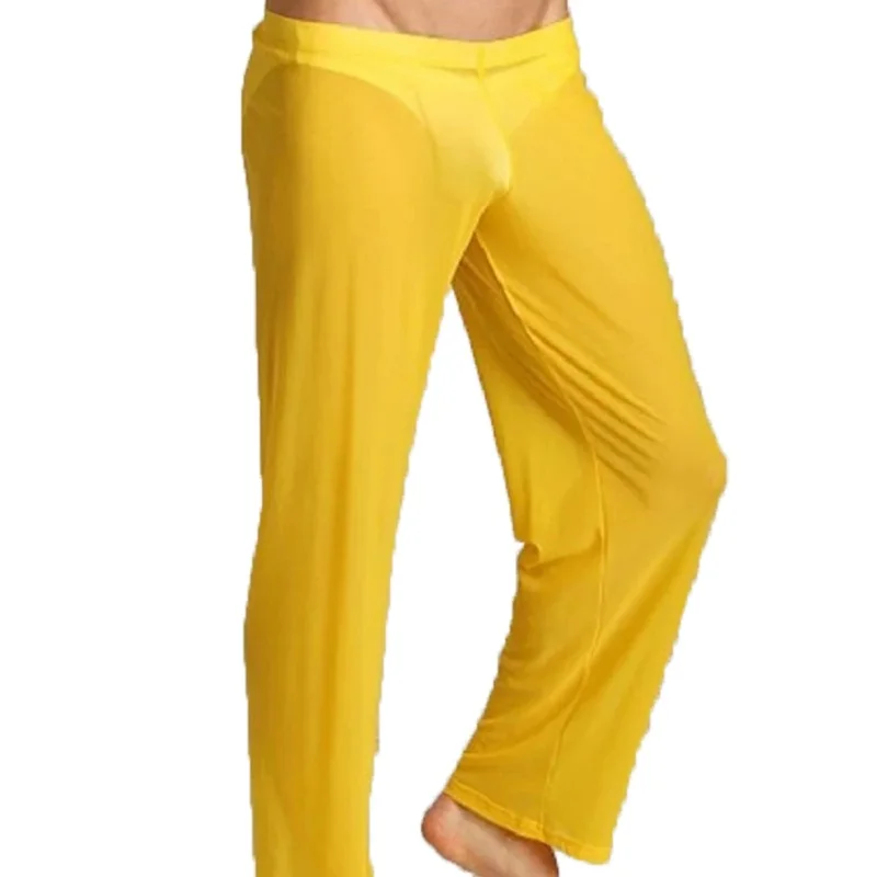 Men Transparent Loose Mesh Lounge Pants Loose-fitting Pajamas Pants Pyjama Trouser Sleep Pant Erotic Lingerie FX1016
Men Transparent Loose Mesh Lounge Pants Loose-fitting Pajamas Pants Pyjama Trouser Sleep Pant Erotic Lingerie FX1016