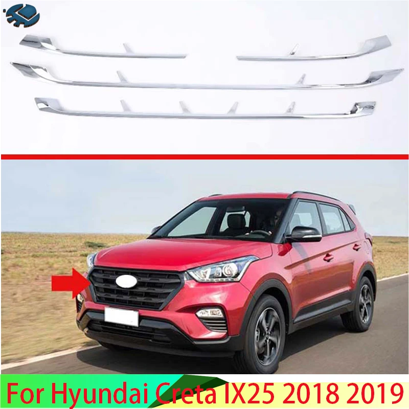Для Hyundai Creta IX25 2018 2019 автомобильный Стайлинг ABS Хромированная передняя Центральная сетка решетка гриль крышка радиатора полоса отделка 
Для Hyundai Creta IX25 2018 2019 автомобильный Стайлинг ABS Хромированная передняя Центральная сетка решетка гриль крышка радиатора полоса отделка