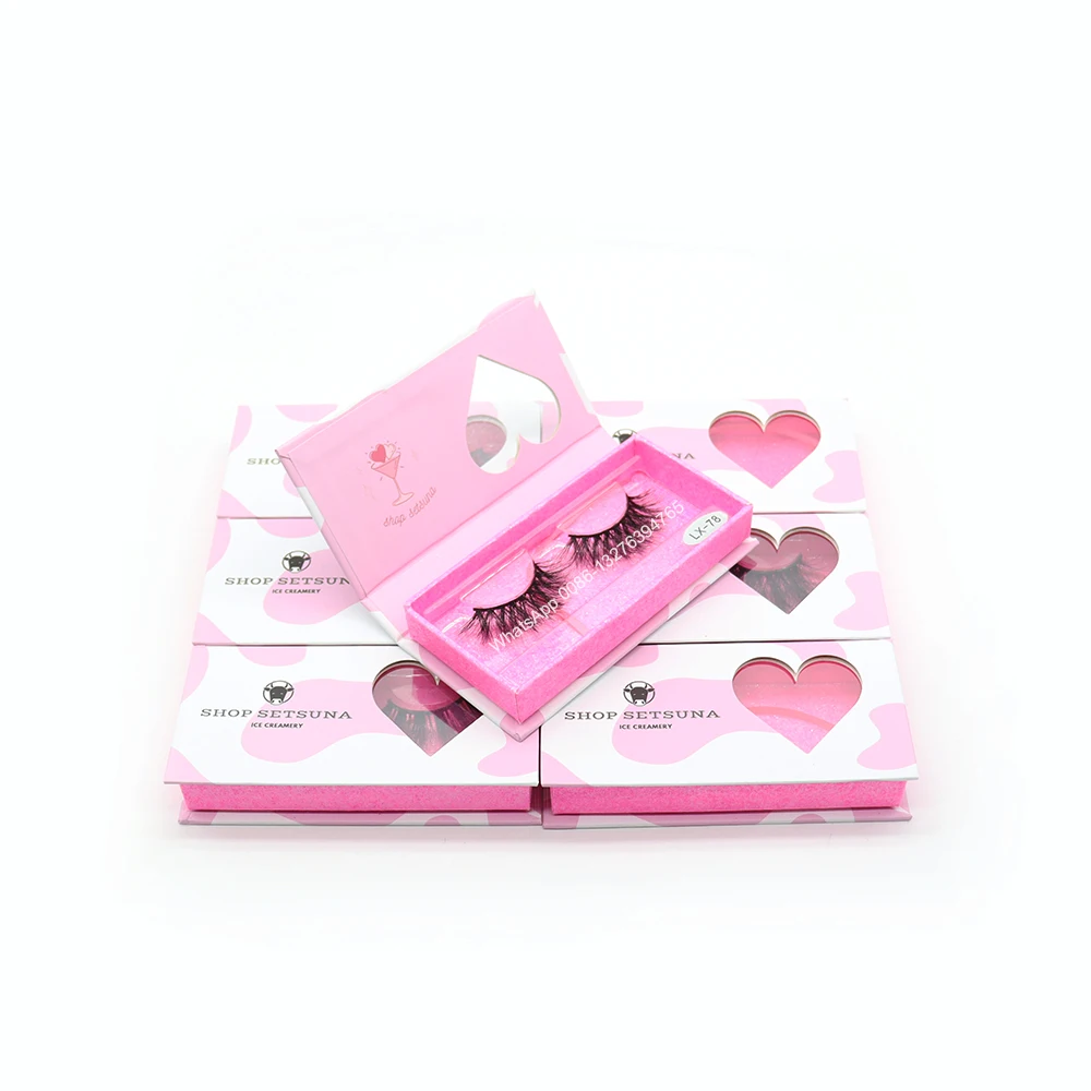 Cute Pink Cow Print Eyelash Box Eyelash Boxes Wholesale Mink Eyelashes 3D Mink Hair Lashes Custom Lashbox Packaging With Logo
Cute Pink Cow Print Eyelash Box Eyelash Boxes Wholesale Mink Eyelashes 3D Mink Hair Lashes Custom Lashbox Packaging With Logo