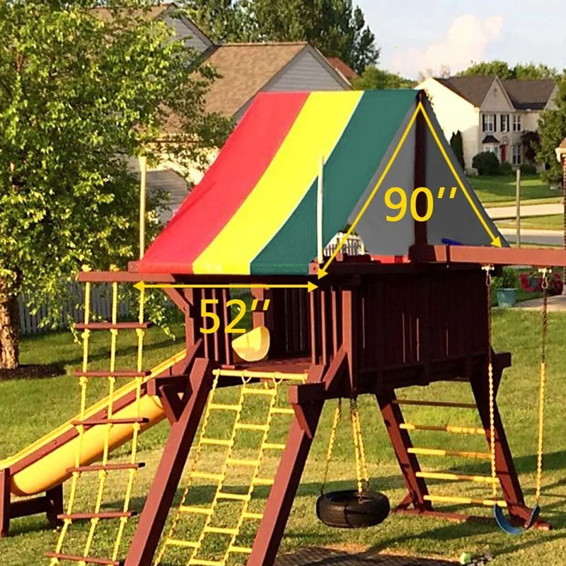 New Sale 52 inch x 90 inch Swing Set Replacement Tarp for Play Set Outdoor, Multi-Color
New Sale 52 inch x 90 inch Swing Set Replacement Tarp for Play Set Outdoor, Multi-Color