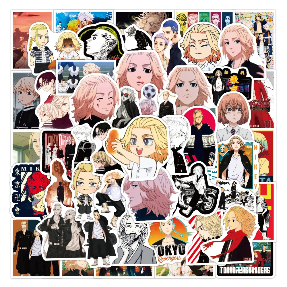 10/30/50/100pcs Tokyo Revengers Anime Stickers Decal Skateboard Laptop Guitar Phone Helmet Graffiti Sticker For Kids Classic Toy
10/30/50/100pcs Tokyo Revengers Anime Stickers Decal Skateboard Laptop Guitar Phone Helmet Graffiti Sticker For Kids Classic Toy