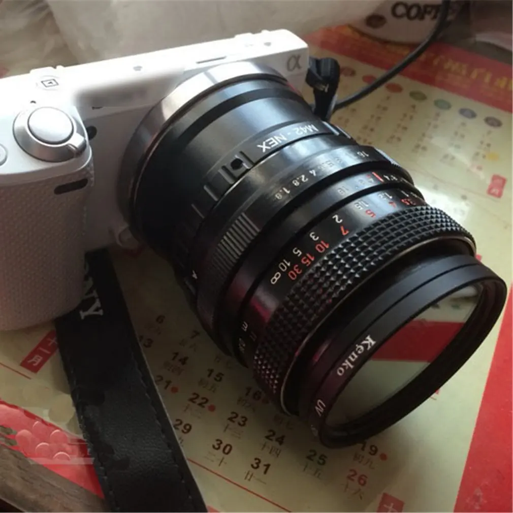 Металлическое Фотооборудование M42 к E-Mount Nex адаптер винтовой объектив для корпуса