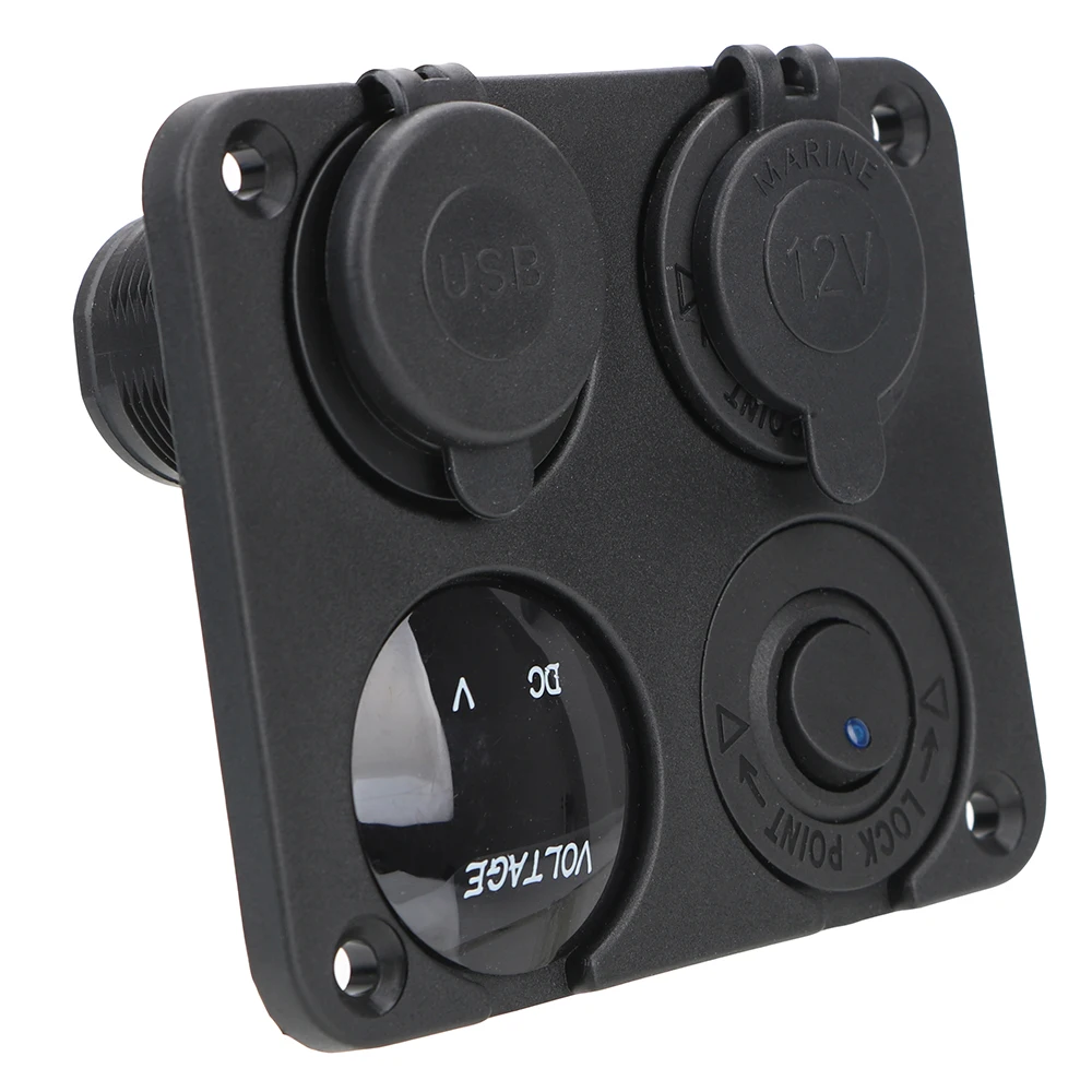 4 в 1, автомобильное зарядное устройство с двумя USB-портами и вольтметром, 12 В
4 в 1, автомобильное зарядное устройство с двумя USB-портами и вольтметром, 12 В