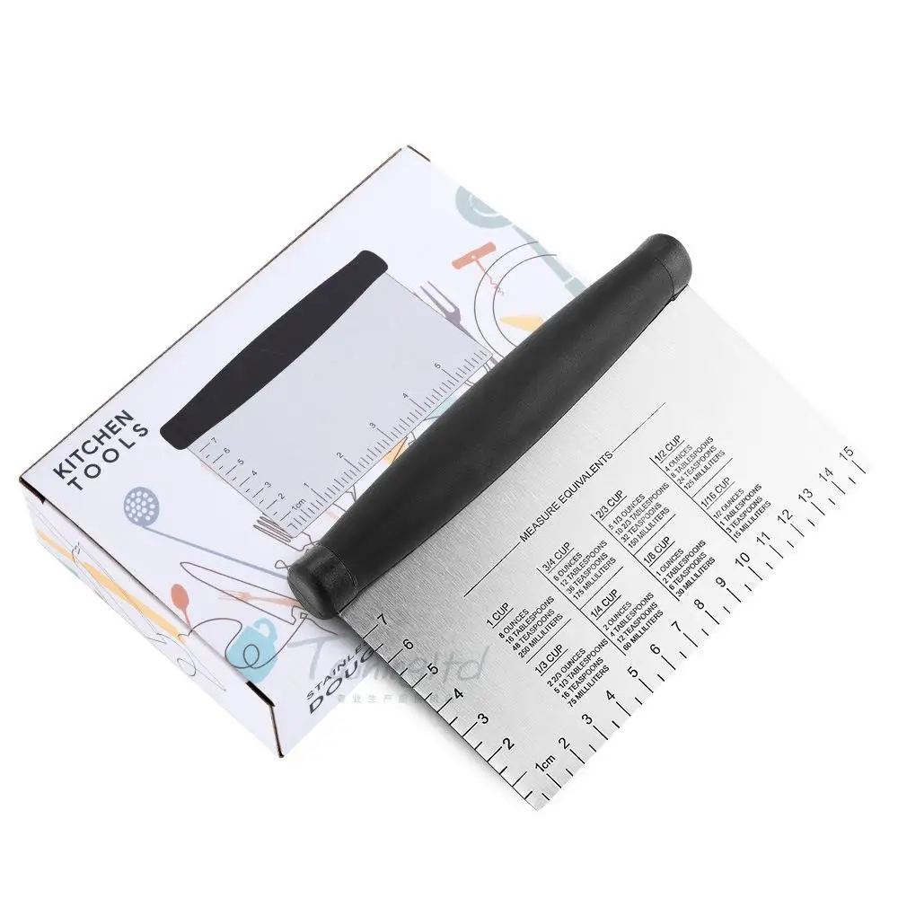Stainless Steel Metal Griddle Scraper Chopper - Great as Dough Cutter for Bread and Pizza Dough Baking Supplies
Stainless Steel Metal Griddle Scraper Chopper - Great as Dough Cutter for Bread and Pizza Dough Baking Supplies