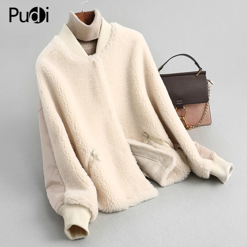 Женское зимнее пальто PUDI из натуральной шерсти, куртка для девушек, пальто для стрижки овцы, Женская парка из меха, парка большого размера, ...
Женское зимнее пальто PUDI из натуральной шерсти, куртка для девушек, пальто для стрижки овцы, Женская парка из меха, парка большого размера, ...