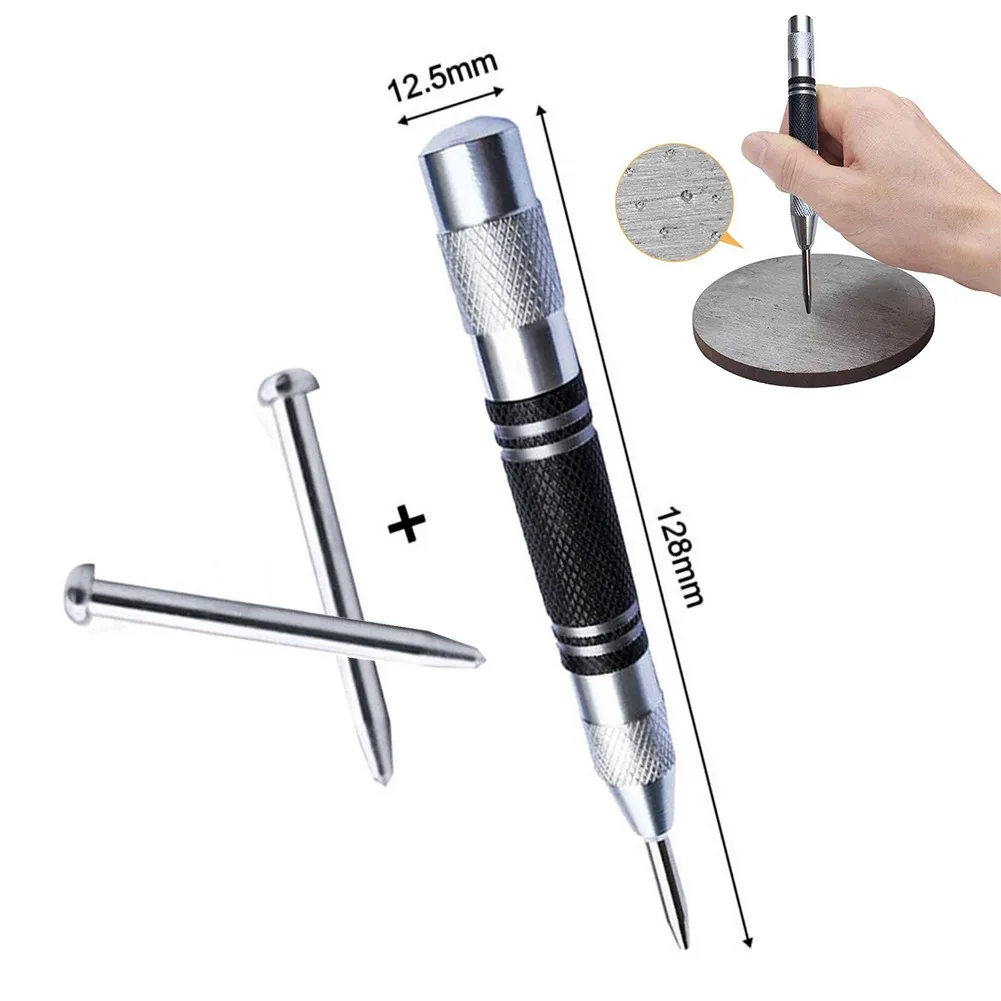 Automatic Center Punch Automatic Center Pin Spring Loaded Mark Center Puncture Adjustable Marker Woodworking Tool Drill Bit
Automatic Center Punch Automatic Center Pin Spring Loaded Mark Center Puncture Adjustable Marker Woodworking Tool Drill Bit