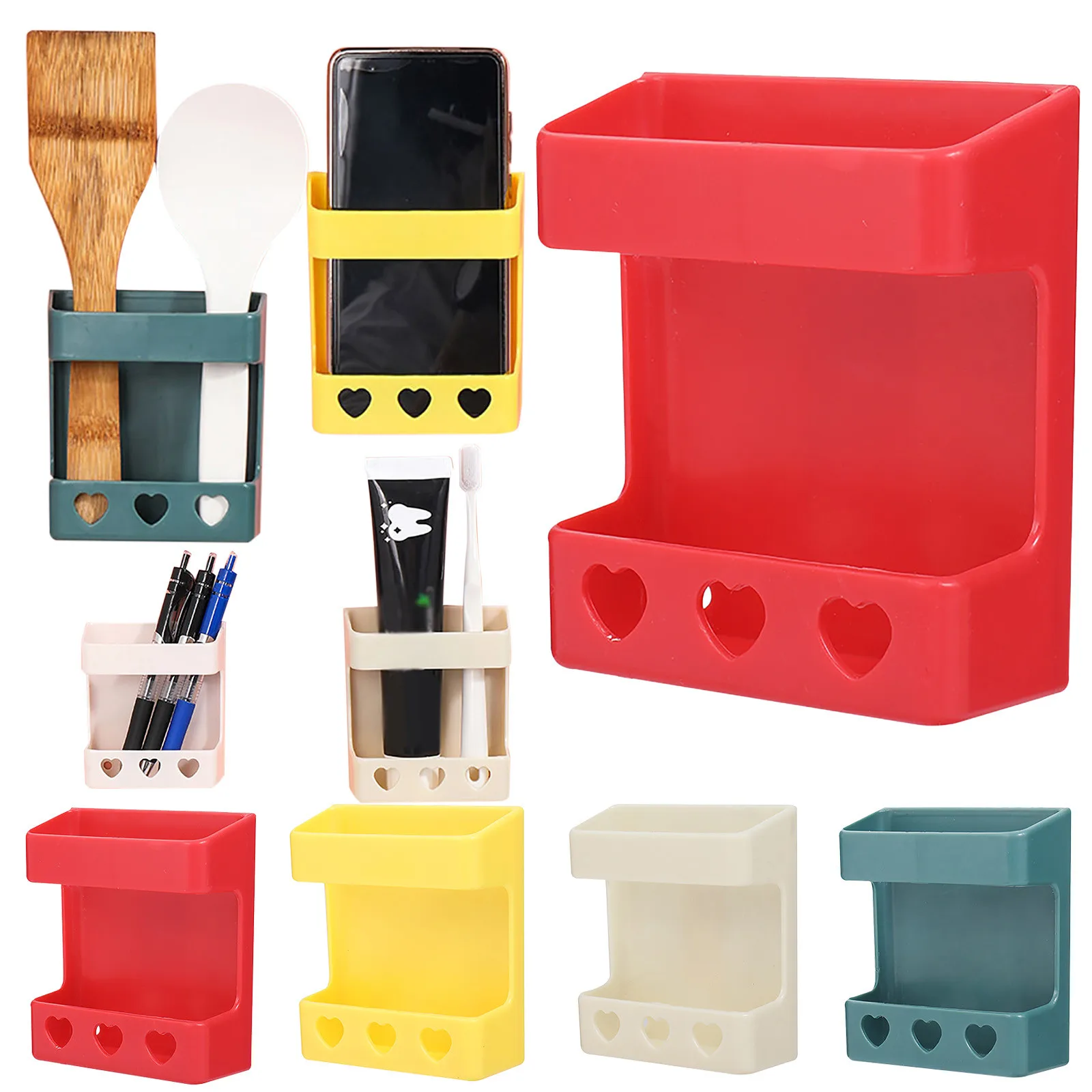 Multifunctional Wall-mounted Storage Box Punch-free Mobile Phone Remote Control Storage Rack Bathroom Wall Debris Storage Rack
Multifunctional Wall-mounted Storage Box Punch-free Mobile Phone Remote Control Storage Rack Bathroom Wall Debris Storage Rack