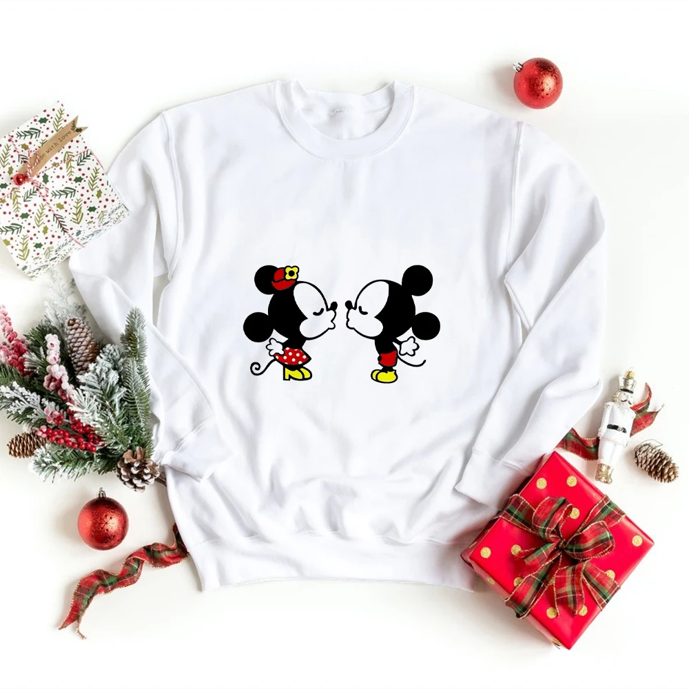Mickey and Minnie Kiss Print Kawaii Harajuku Sweatshirt Disney Cartoon Baby Boy Girl Tops Fashion Casual Autumn Kids Hoodies
Mickey and Minnie Kiss Print Kawaii Harajuku Sweatshirt Disney Cartoon Baby Boy Girl Tops Fashion Casual Autumn Kids Hoodies