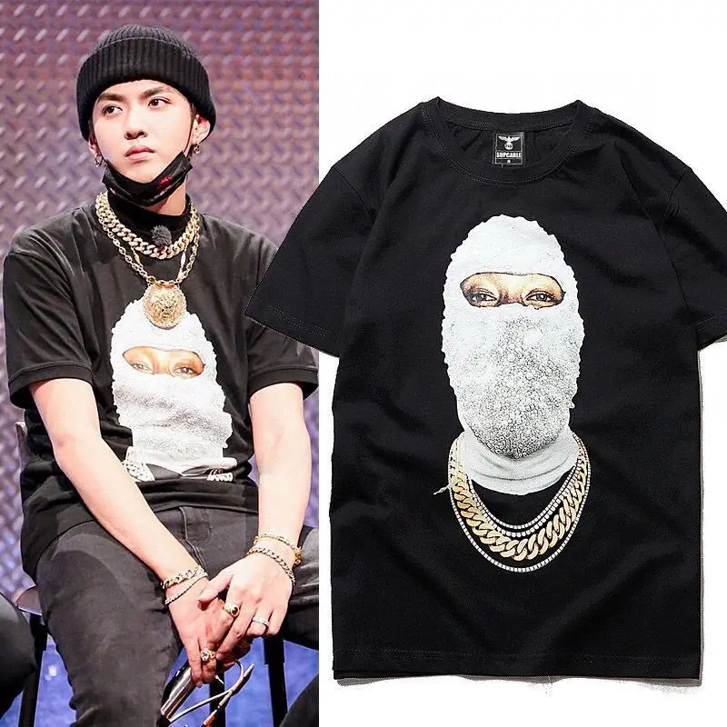 T Shirt Men 2021 Streetwear Oversize Hip Hop Harajuku Masked Man Print Tshirt Short Sleeve Cotton Casual T-Shirt Black Plus Siz
T Shirt Men 2021 Streetwear Oversize Hip Hop Harajuku Masked Man Print Tshirt Short Sleeve Cotton Casual T-Shirt Black Plus Siz