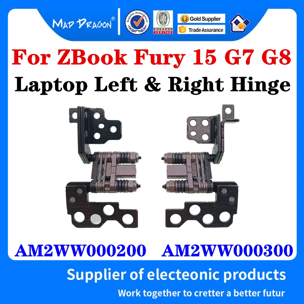 Новые оригинальные ЖК-петли AM2WW000200 AM2WW000300, петли для ноутбука HP ZBook Fury 15 G7 G8, петли для ЖК-дисплея, левый и правый шарнир
Новые оригинальные ЖК-петли AM2WW000200 AM2WW000300, петли для ноутбука HP ZBook Fury 15 G7 G8, петли для ЖК-дисплея, левый и правый шарнир