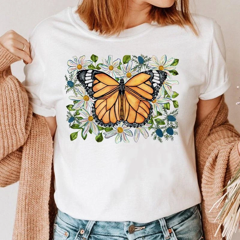 Women Tee Butterfly Halloween Print Funny Fashion T Shirt Female Cartoon Short Sleeve 2021 New Round Neck Graphic Loose Clothes
Women Tee Butterfly Halloween Print Funny Fashion T Shirt Female Cartoon Short Sleeve 2021 New Round Neck Graphic Loose Clothes