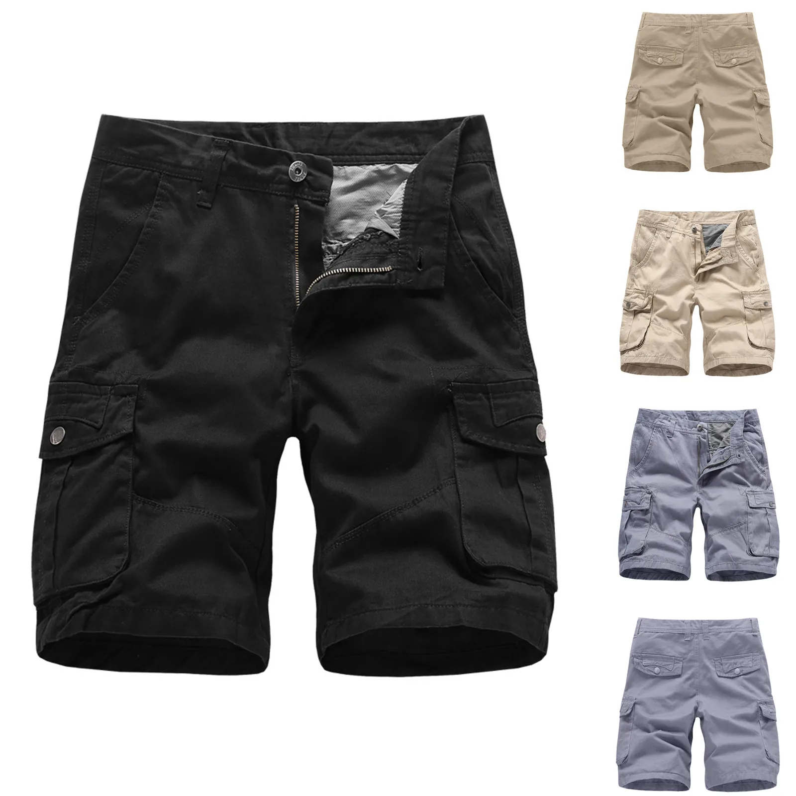 Brand Men Short Sweatpants solid color cargo Jogger Men's Casual Shorts 2021 Summer Men's pocket Shorts Bermuda Clothing Pants
Brand Men Short Sweatpants solid color cargo Jogger Men's Casual Shorts 2021 Summer Men's pocket Shorts Bermuda Clothing Pants