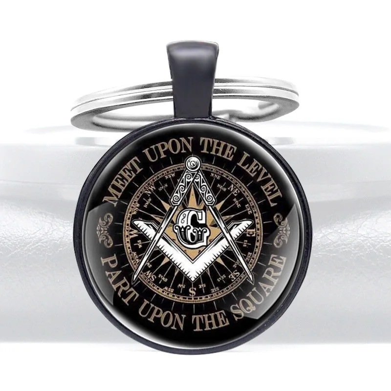 Classic Freemason Free and Accepted Masons Pattern Black Glass Dome Keychains Men Women Keyring Jewelry Gifts
Classic Freemason Free and Accepted Masons Pattern Black Glass Dome Keychains Men Women Keyring Jewelry Gifts