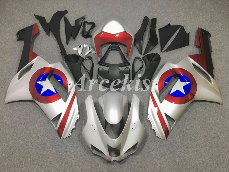 New ABS Motorcycle whole Fairings kit Fit for Kawasaki Ninja ZX-6R 636 07 08 ZX6R 2007 2008 Bodywork set Nice silver red
New ABS Motorcycle whole Fairings kit Fit for Kawasaki Ninja ZX-6R 636 07 08 ZX6R 2007 2008 Bodywork set Nice silver red